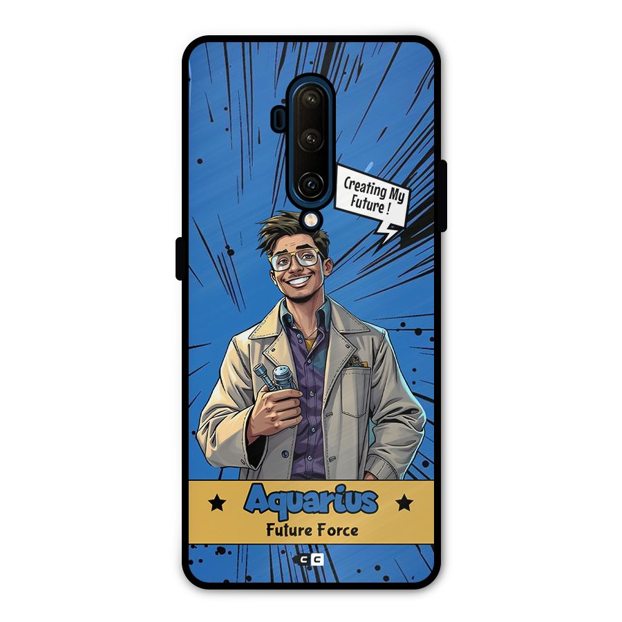 Aquarius Force Metal Back Case for OnePlus 7T Pro