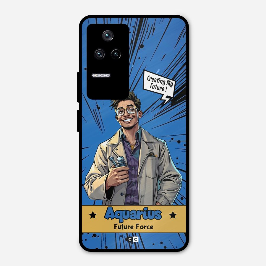 Aquarius Force Metal Back Case for Poco F4 5G