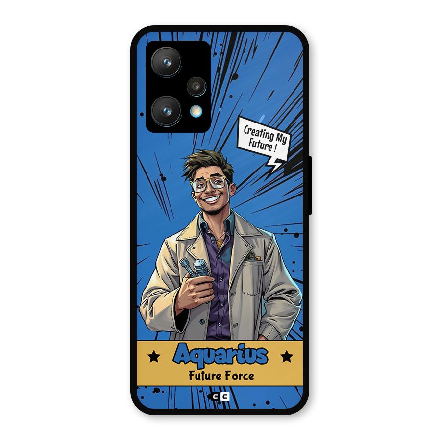 Aquarius Force Metal Back Case for Realme 9