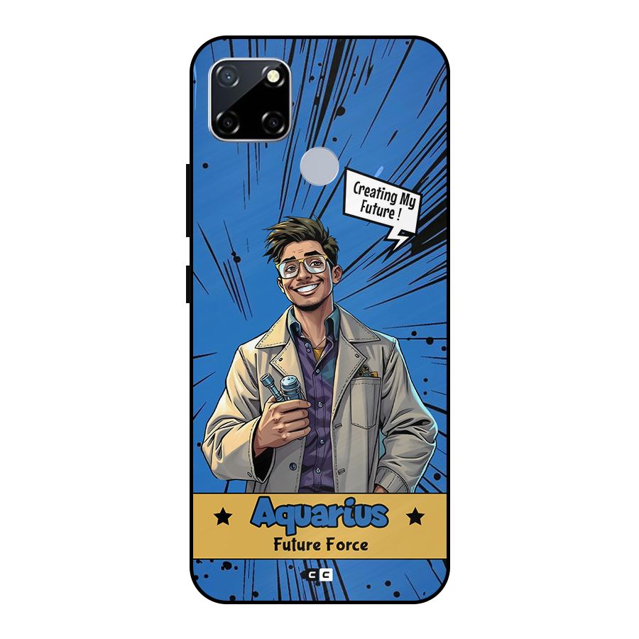 Aquarius Force Metal Back Case for Realme Narzo 20
