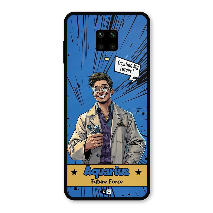 Aquarius Force Metal Back Case for Redmi Note 10 Lite