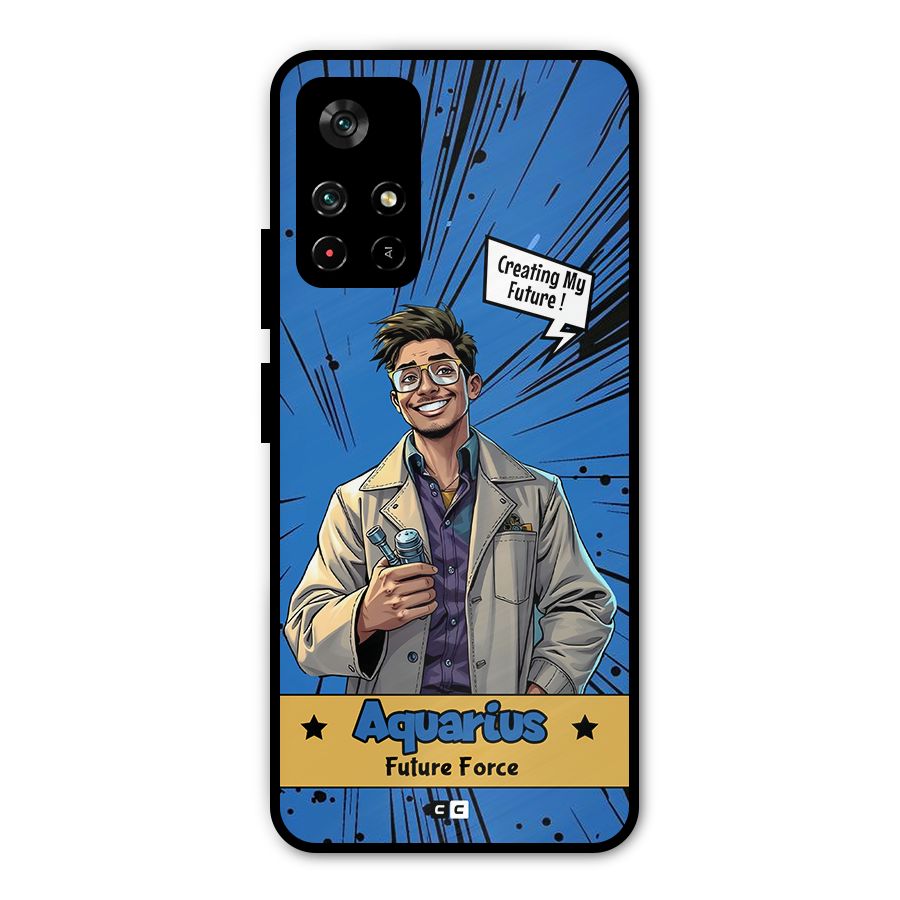 Aquarius Force Metal Back Case for Redmi Note 11T 5G