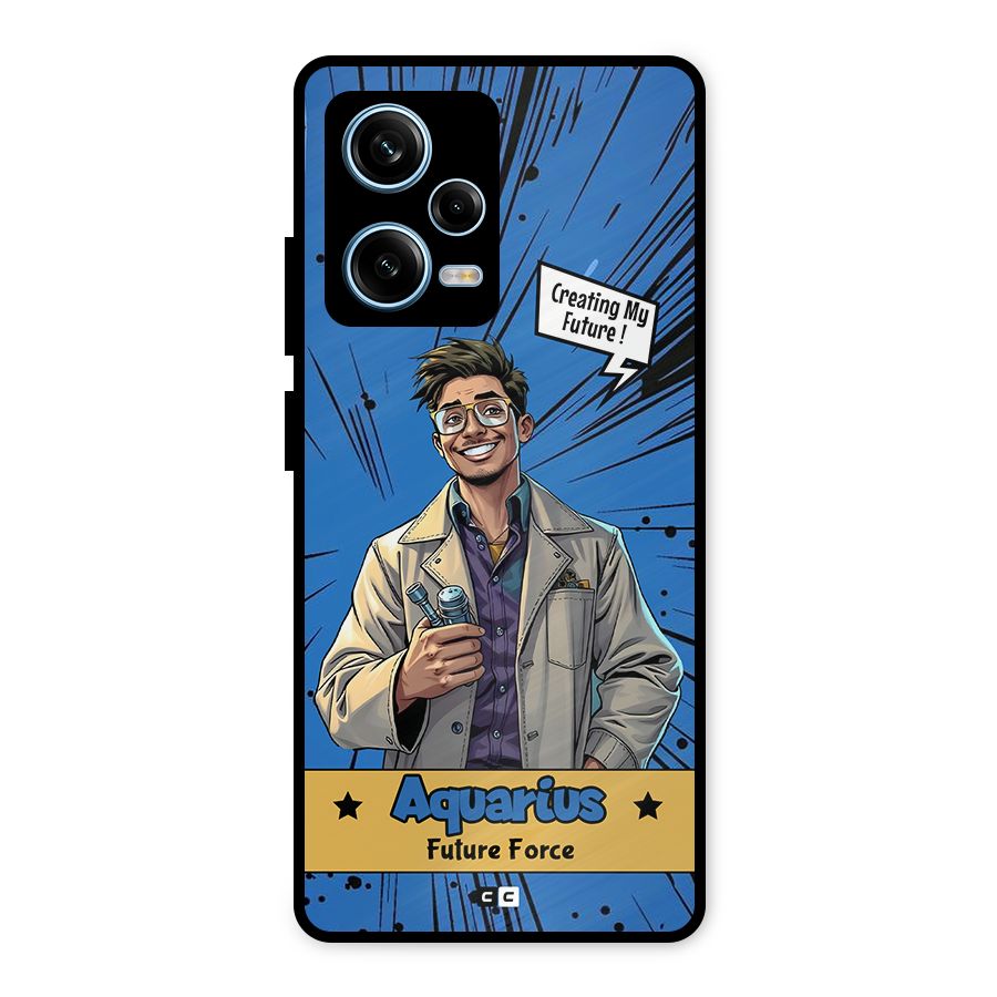 Aquarius Force Metal Back Case for Redmi Note 12 Pro
