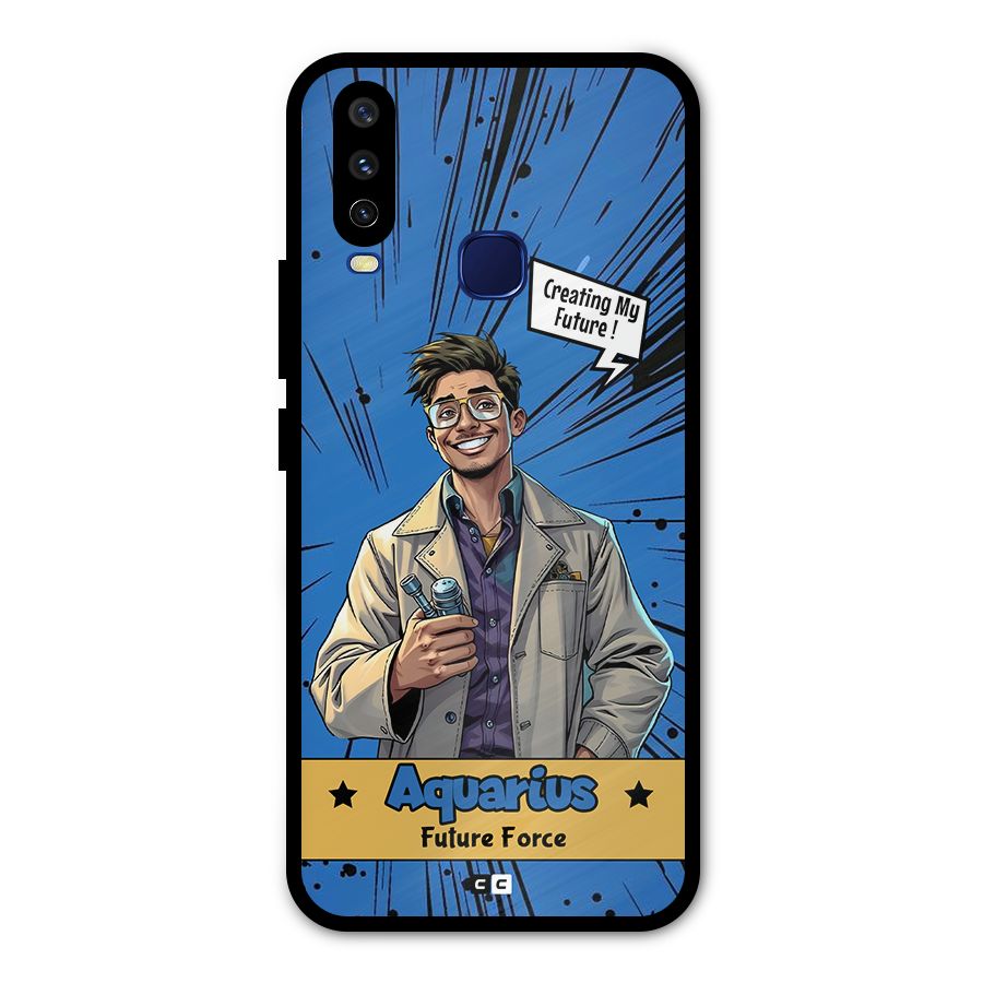 Aquarius Force Metal Back Case for Vivo U10