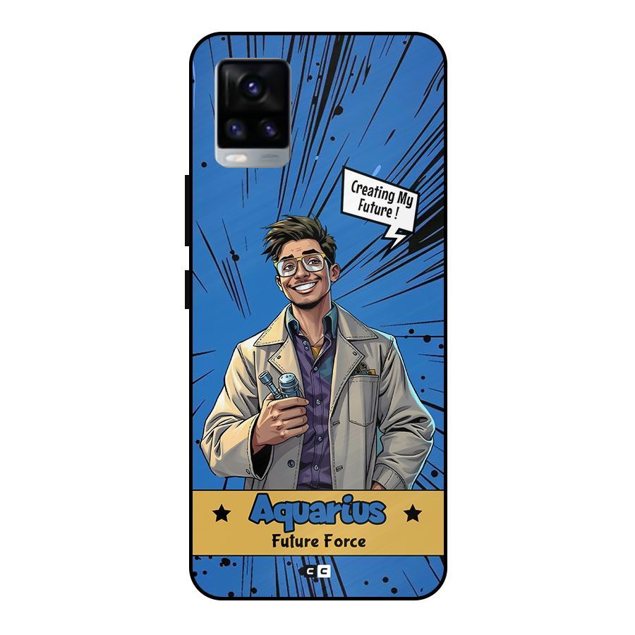 Aquarius Force Metal Back Case for Vivo V20