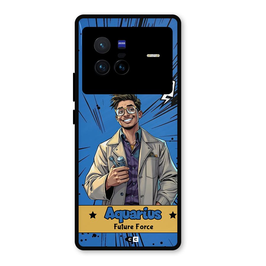 Aquarius Force Metal Back Case for Vivo X80