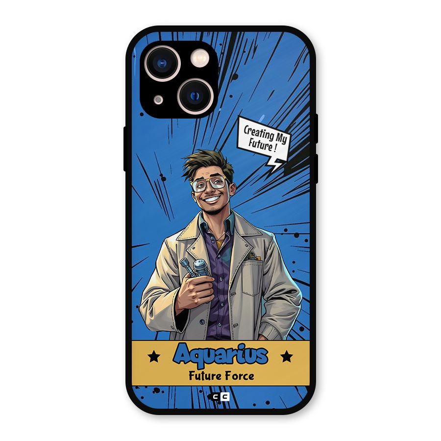 Aquarius Force Metal Back Case for iPhone 13