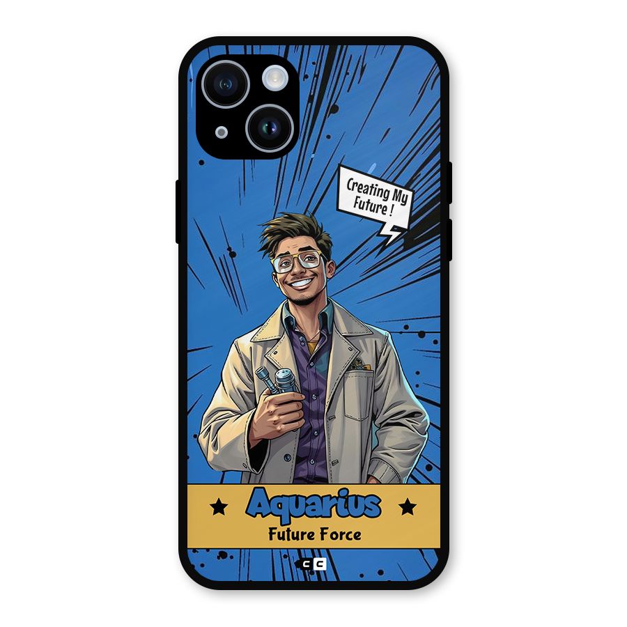Aquarius Force Metal Back Case for iPhone 14