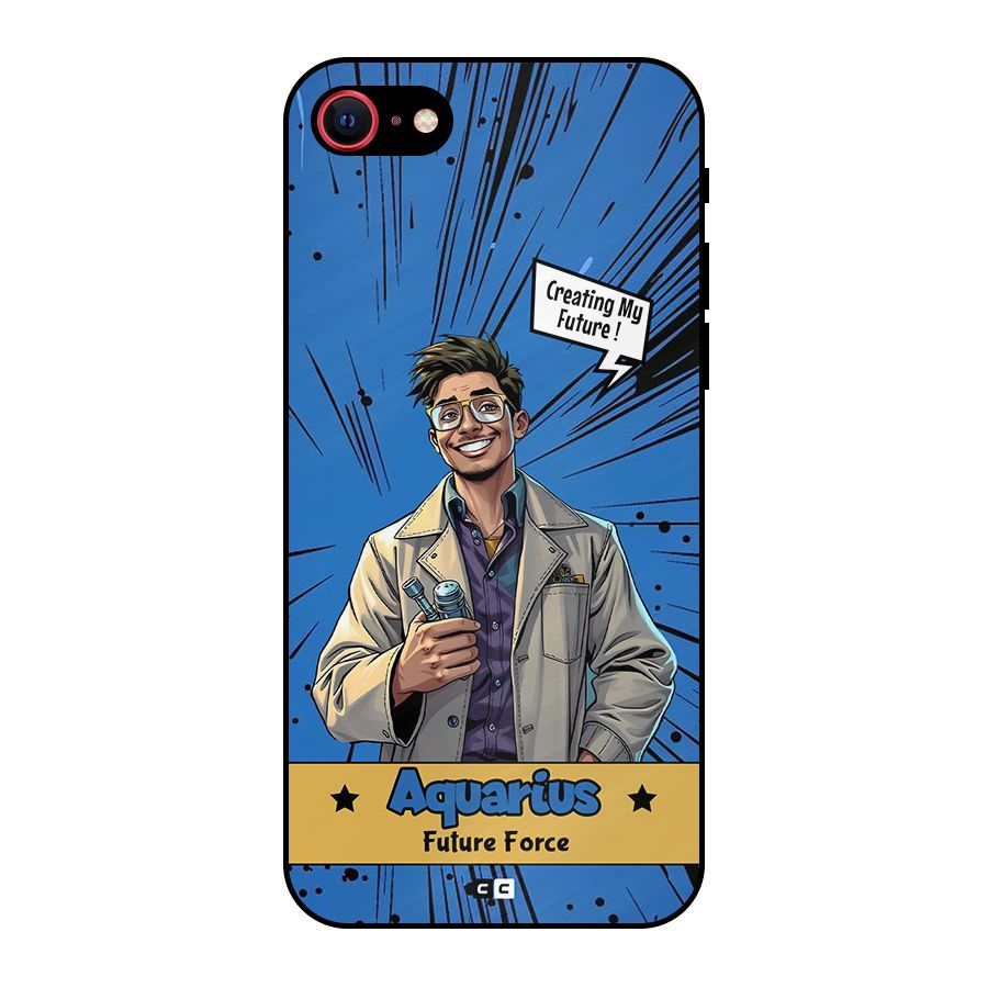 Aquarius Force Metal Back Case for iPhone SE 2022