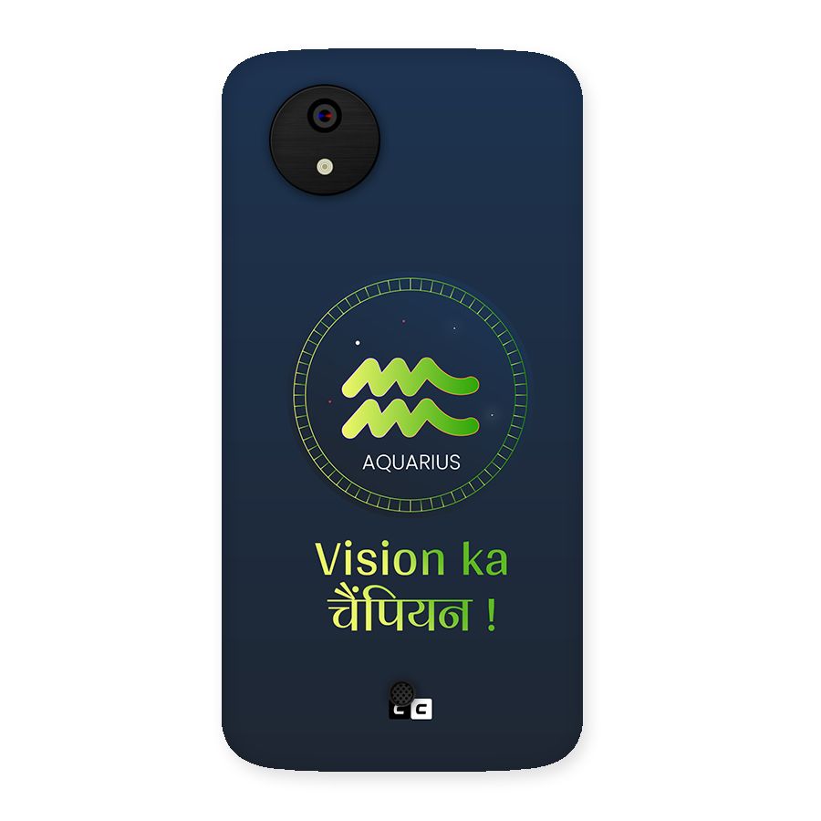 Aquarius Vision Back Case for Canvas A1  AQ4501