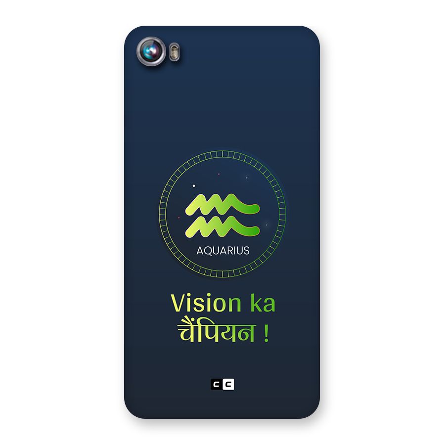 Aquarius Vision Back Case for Canvas Fire 4 (A107)