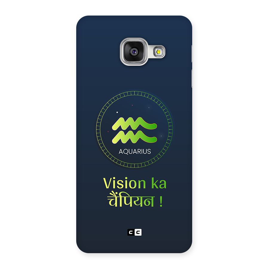 Aquarius Vision Back Case for Galaxy A3 (2016)