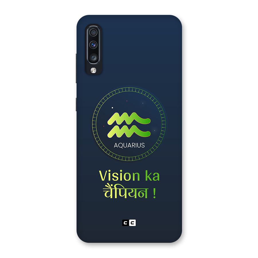 Aquarius Vision Back Case for Galaxy A70