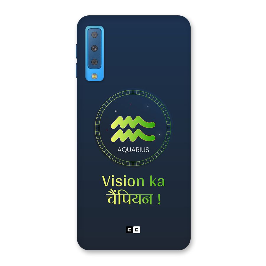 Aquarius Vision Back Case for Galaxy A7 (2018)