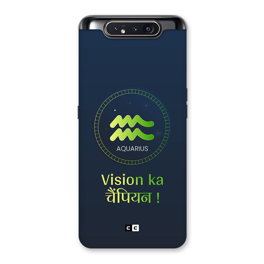 Aquarius Vision Back Case for Galaxy A80