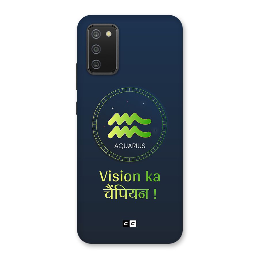 Aquarius Vision Back Case for Galaxy F02s