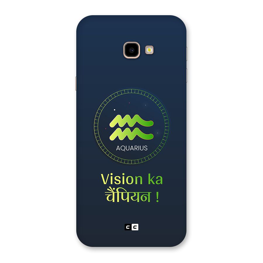 Aquarius Vision Back Case for Galaxy J4 Plus