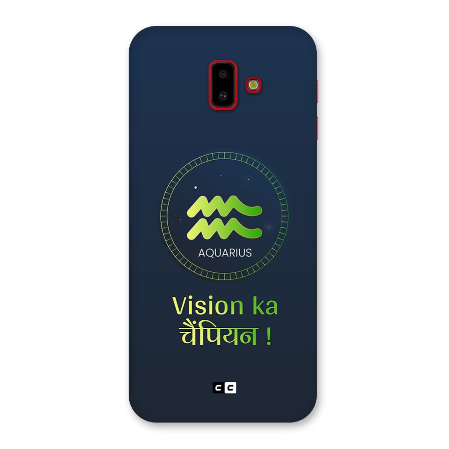 Aquarius Vision Back Case for Galaxy J6 Plus