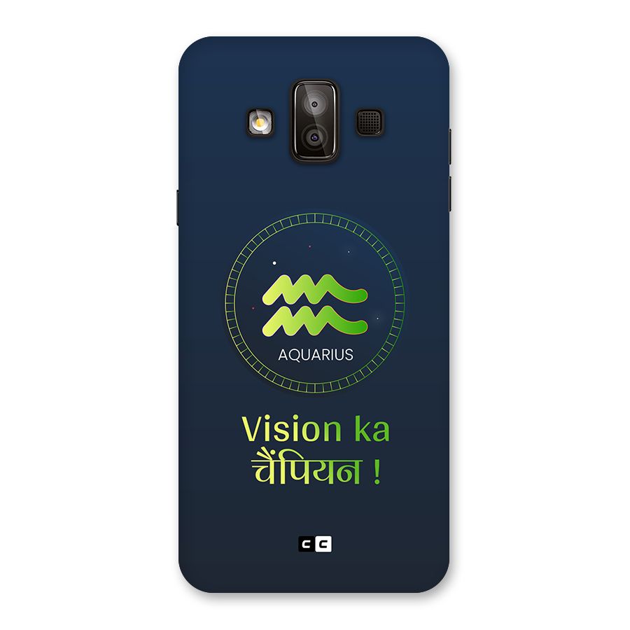 Aquarius Vision Back Case for Galaxy J7 Duo
