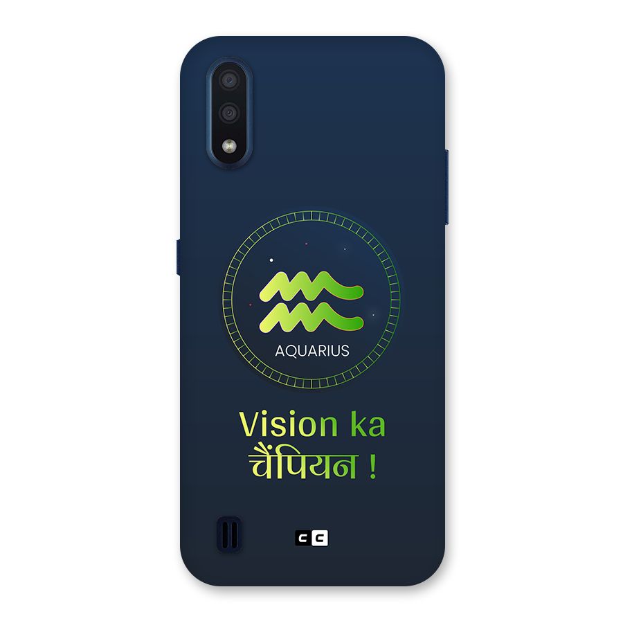 Aquarius Vision Back Case for Galaxy M01