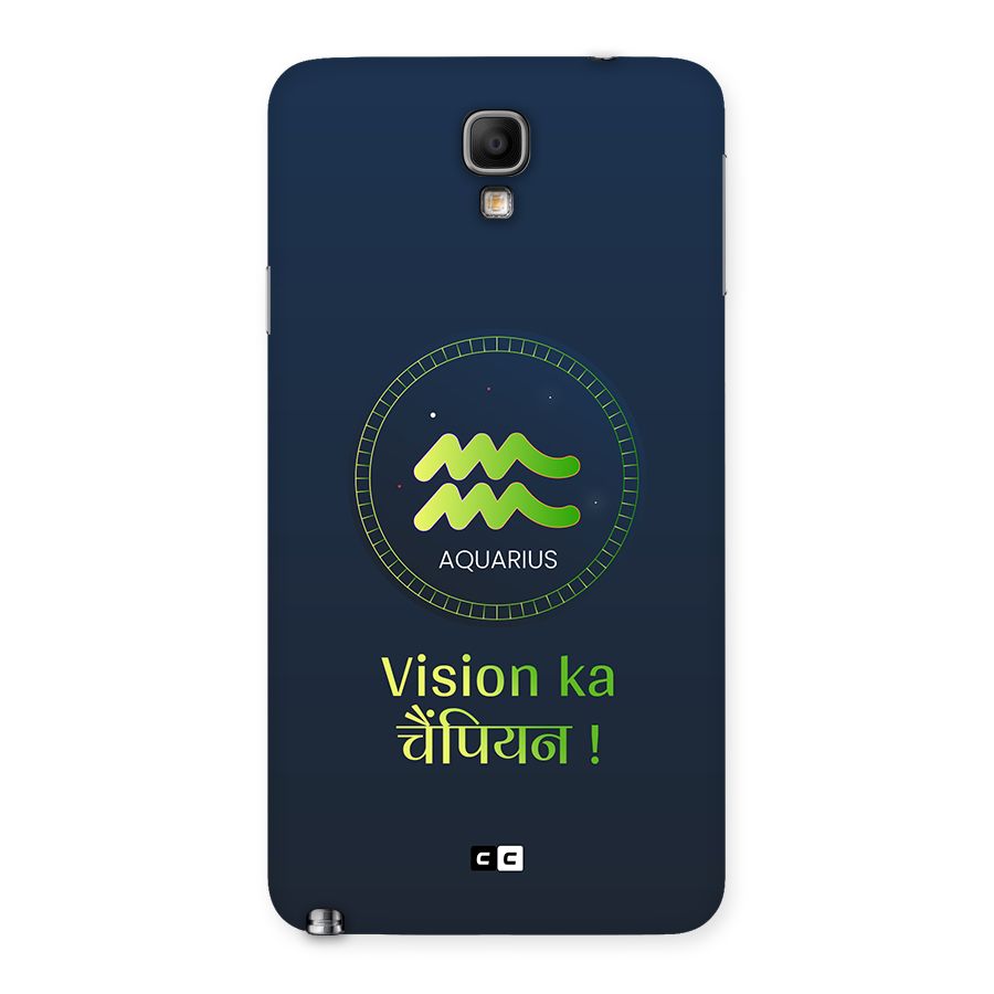 Aquarius Vision Back Case for Galaxy Note 3 Neo