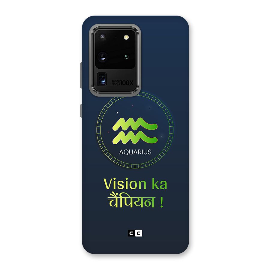 Aquarius Vision Back Case for Galaxy S20 Ultra