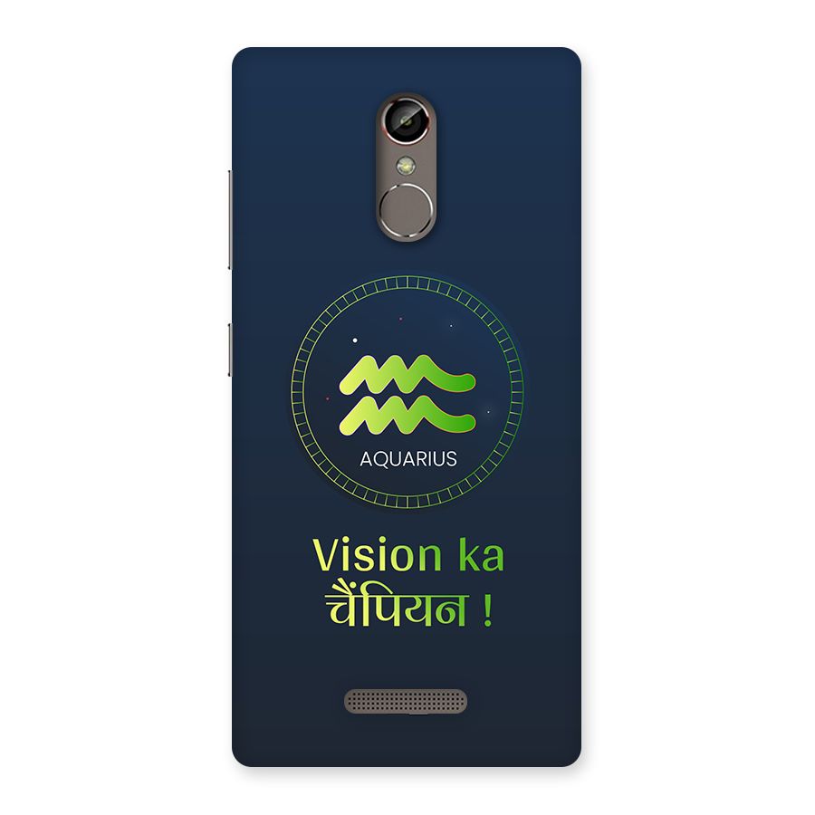 Aquarius Vision Back Case for Gionee S6s