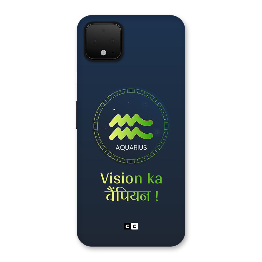 Aquarius Vision Back Case for Google Pixel 4 XL