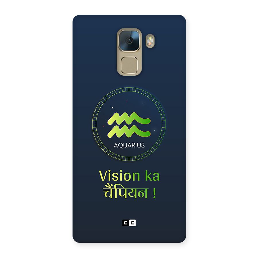 Aquarius Vision Back Case for Honor 7