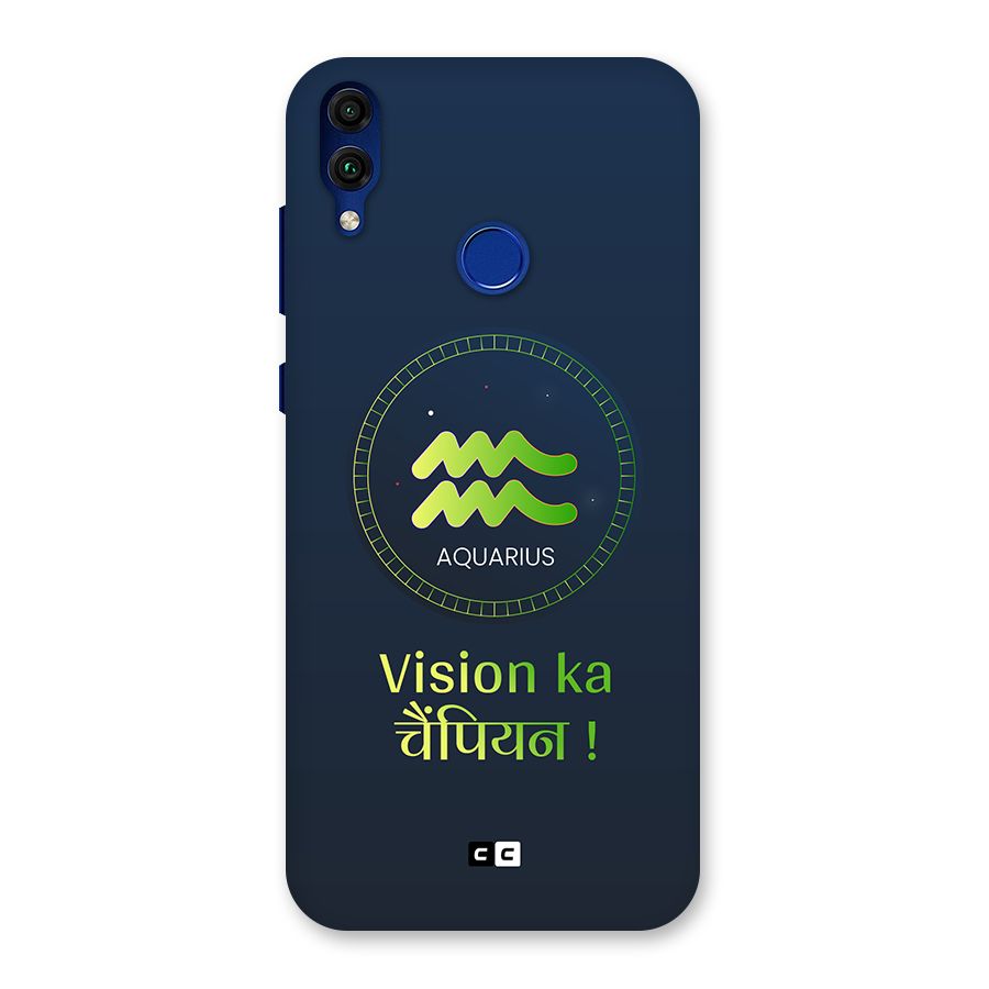 Aquarius Vision Back Case for Honor 8C