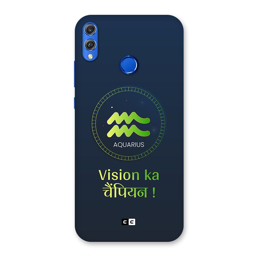 Aquarius Vision Back Case for Honor 8X