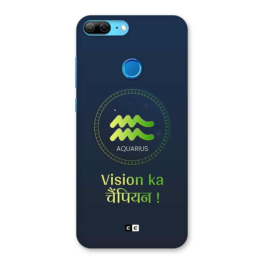 Aquarius Vision Back Case for Honor 9 Lite