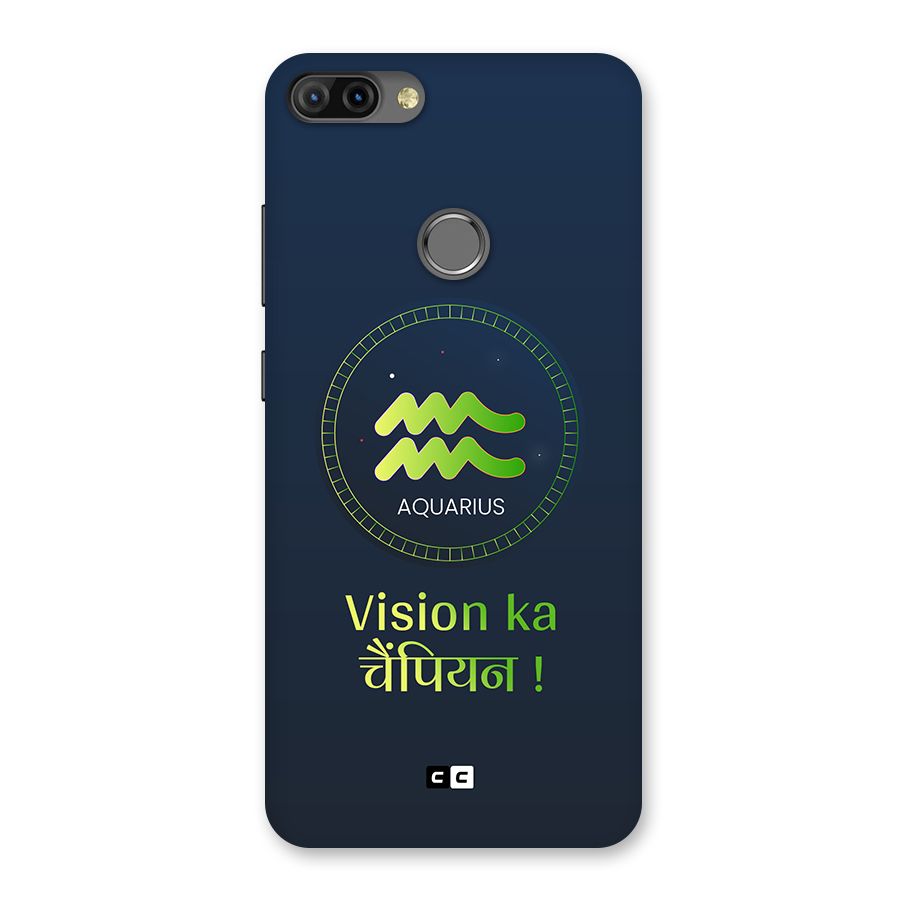 Aquarius Vision Back Case for Infinix Hot 6 Pro