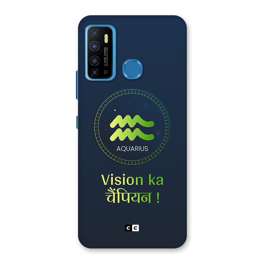 Aquarius Vision Back Case for Infinix Hot 9