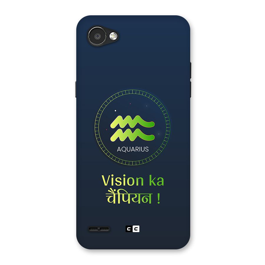 Aquarius Vision Back Case for LG Q6