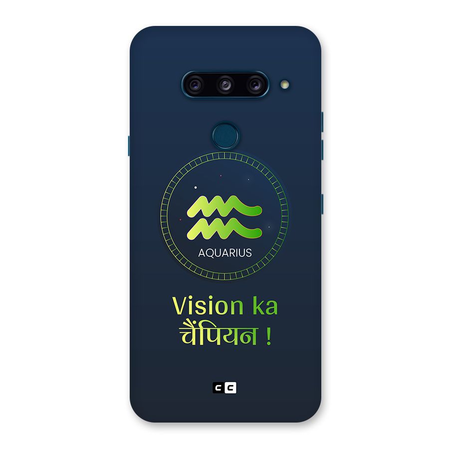 Aquarius Vision Back Case for LG  V40 ThinQ
