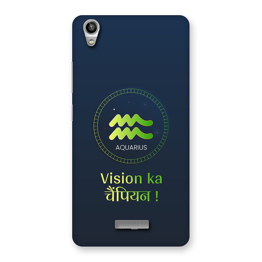 Aquarius Vision Back Case for Lava Pixel V1