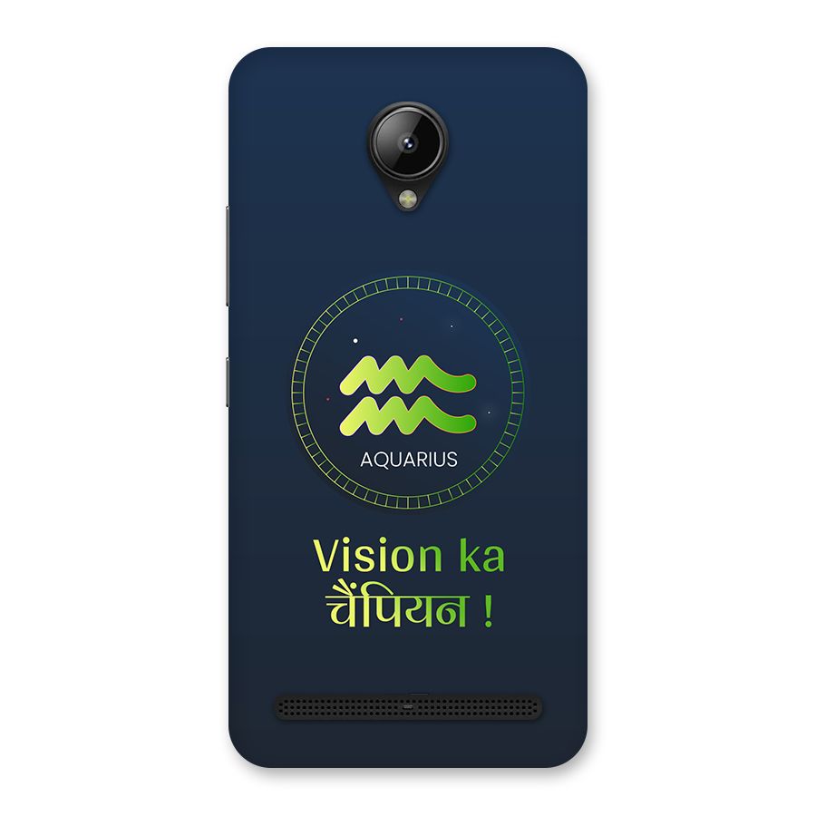 Aquarius Vision Back Case for Lenovo C2