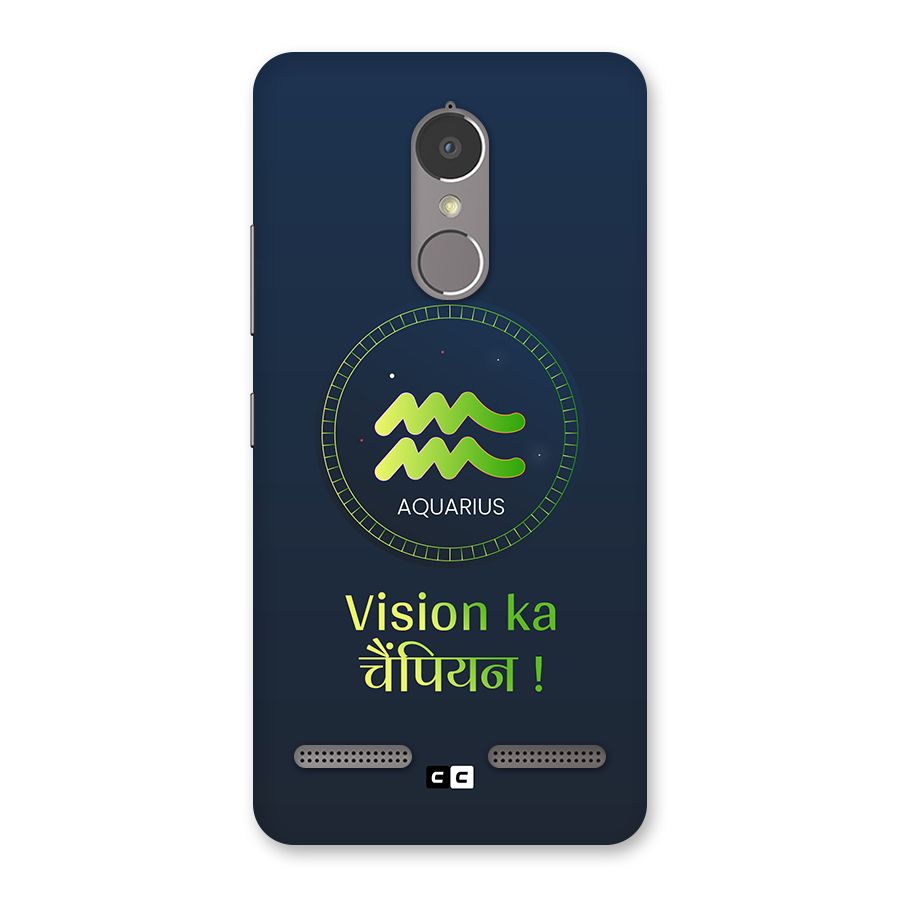 Aquarius Vision Back Case for Lenovo K6