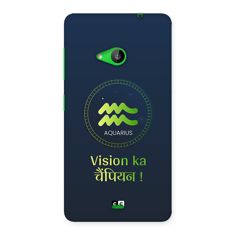 Aquarius Vision Back Case for Lumia 535