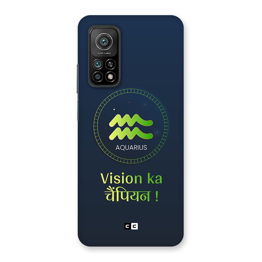 Aquarius Vision Back Case for Mi 10T 5G
