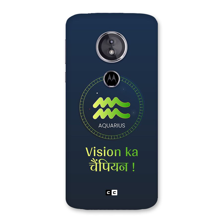 Aquarius Vision Back Case for Moto E5