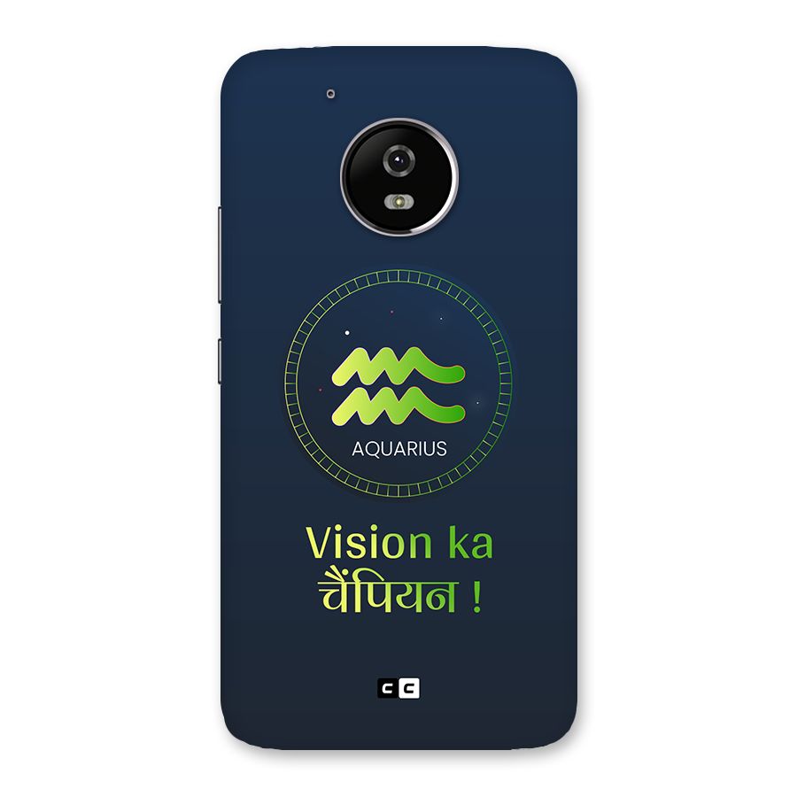 Aquarius Vision Back Case for Moto G5
