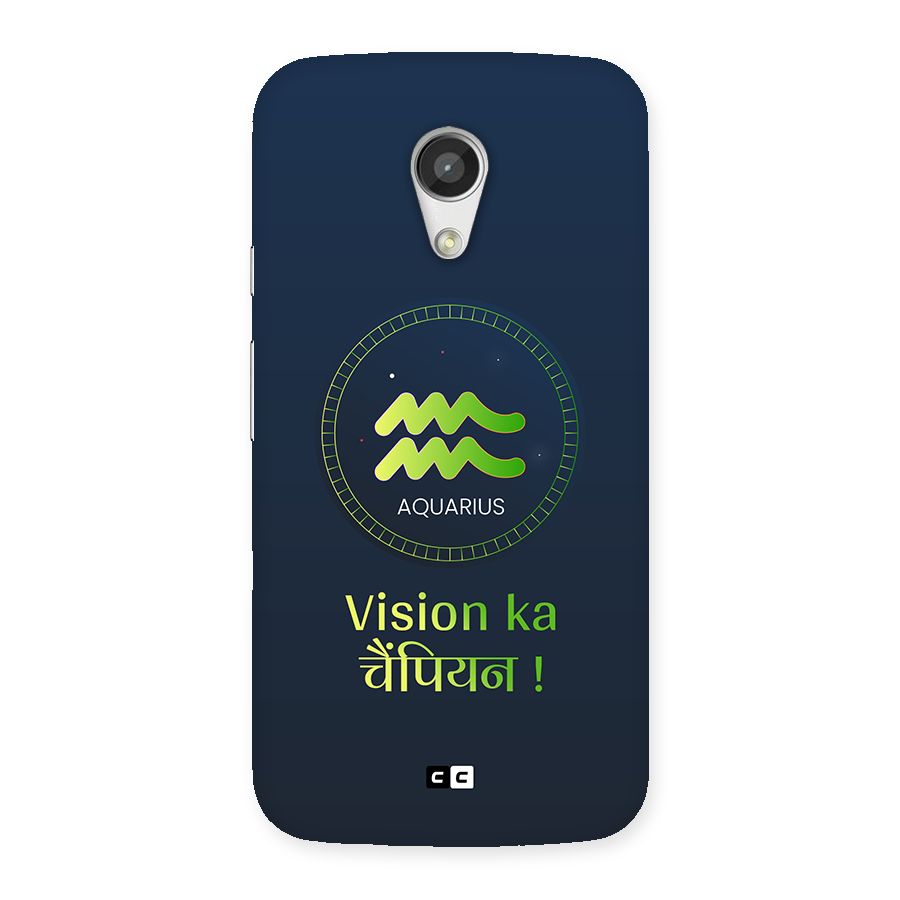 Aquarius Vision Back Case for Moto G 2nd Gen