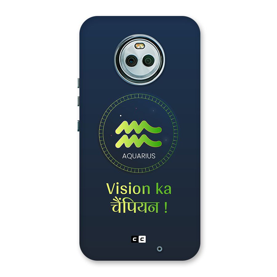 Aquarius Vision Back Case for Moto X4