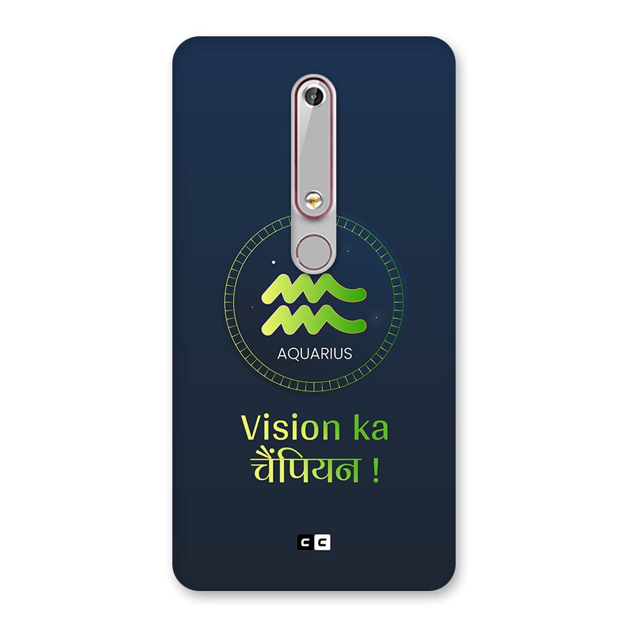 Aquarius Vision Back Case for Nokia 6.1