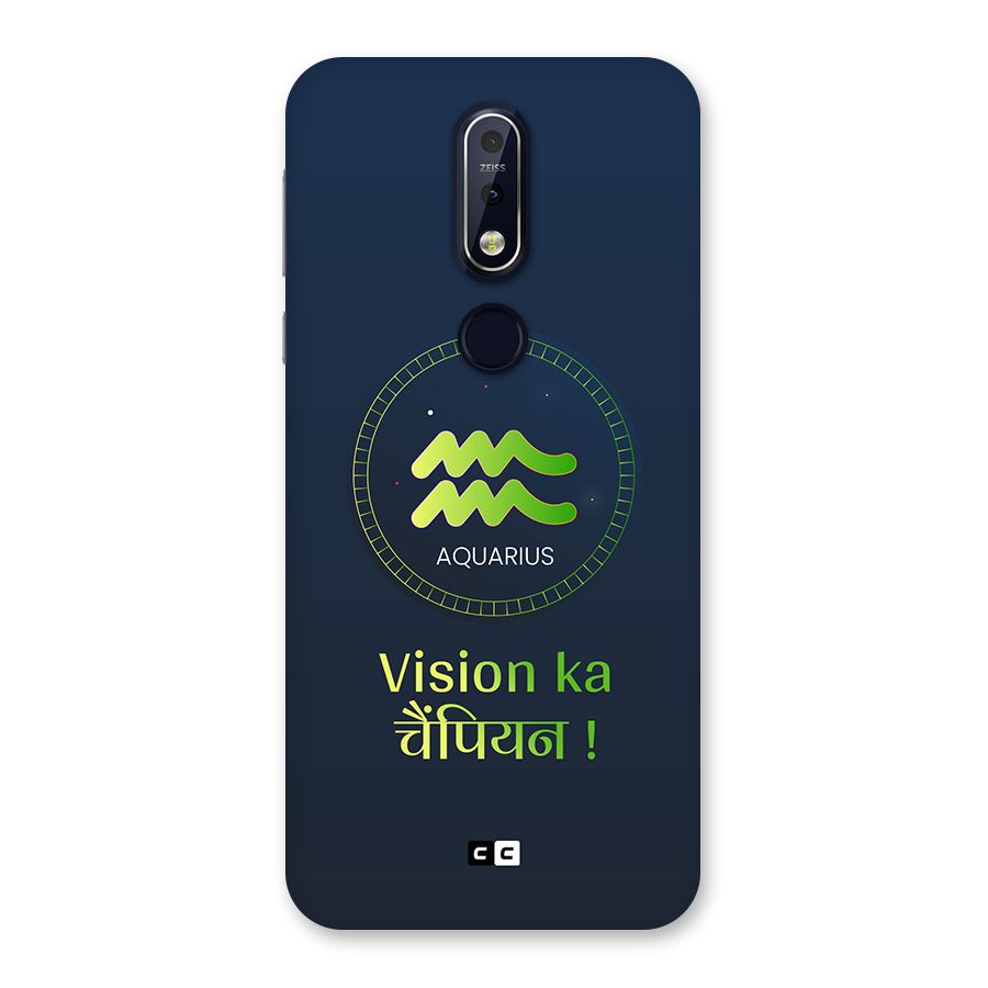 Aquarius Vision Back Case for Nokia 7.1