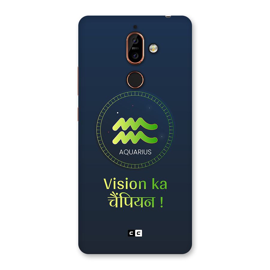 Aquarius Vision Back Case for Nokia 7 Plus