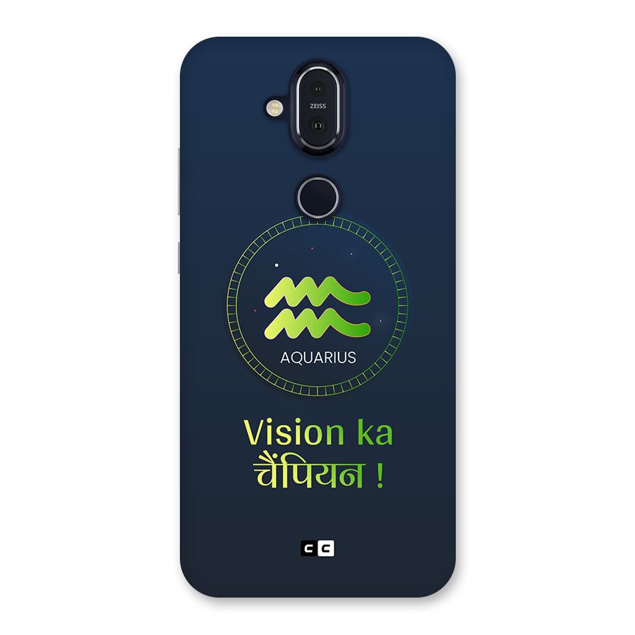Aquarius Vision Back Case for Nokia 8.1