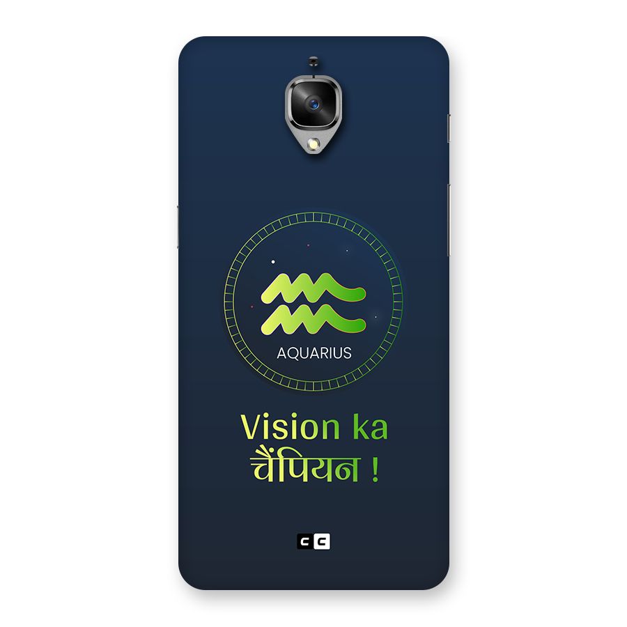 Aquarius Vision Back Case for OnePlus 3